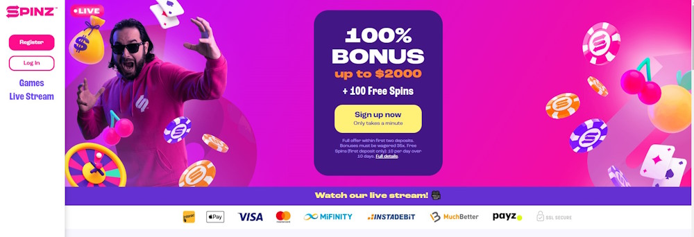 Spinz Casino Canada